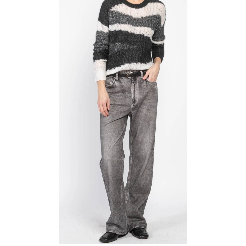 Rag & Bone Pants‎ Women Sz 32 New Miramar Shea Terry Loose Straight Baggie Jeans